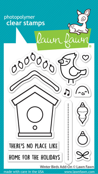 Lawn Fawn - Clear Stamp Set - Winter Birds Add-On (LF3227)