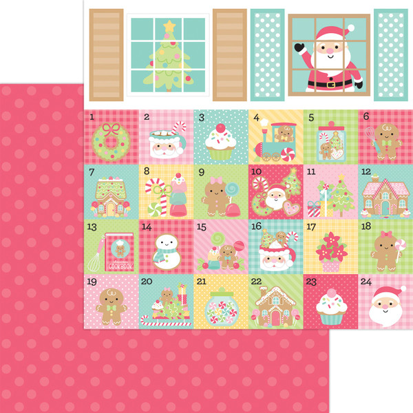 Doodlebug - Double-Sided Cardstock 12"X12" - Christmas Jammies (DBGBK12 8324)