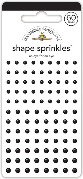 Doodlebug - Sprinkles Adhesive Enamel Shapes - An Eye For An Eye (8339)