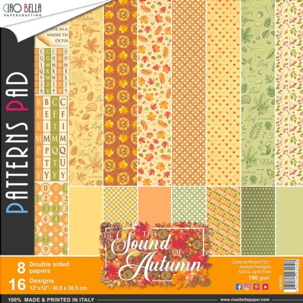 Ciao Bella - Collection Pack 12x12 Patterns - Sound of Autumn (CBT023)