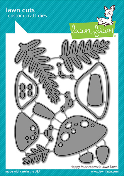 Lawn Fawn - Lawn Cuts - Custom Die Cuts - Happy Mushrooms (LF3315)