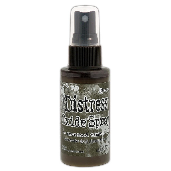 PRE-ORDER Tim Holtz Ranger - Distress Oxide Spray 1.9fl oz - Scorched Timber (TSO 83504)