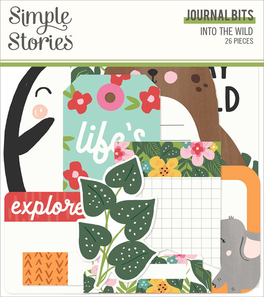 Simple Stories - Bits and Pieces - Into The Wild - Journal - INT17618 (810079984022)