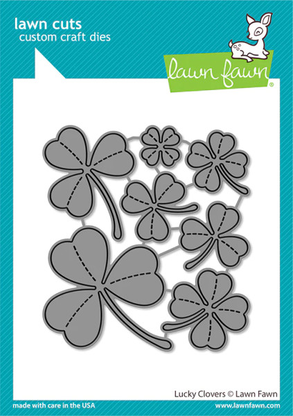 Lawn Fawn - custom craft dies - Lucky Clovers - LF2813