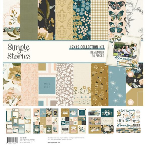 Simple Stories - Collection Kit 12"X12" - Remember - REM21500