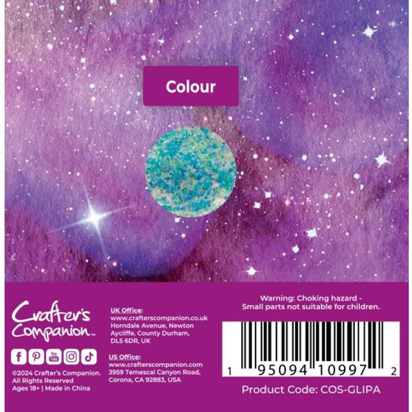 Crafter's Companion Cosmic Glitter Paste 30ml - COSGLIPA