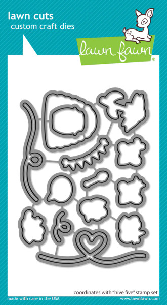 Lawn Fawn - Lawn Cuts Dies - Hive Five - LF2928 Lawn Fawn - Lawn Cuts Dies - Hive Five - LF2928