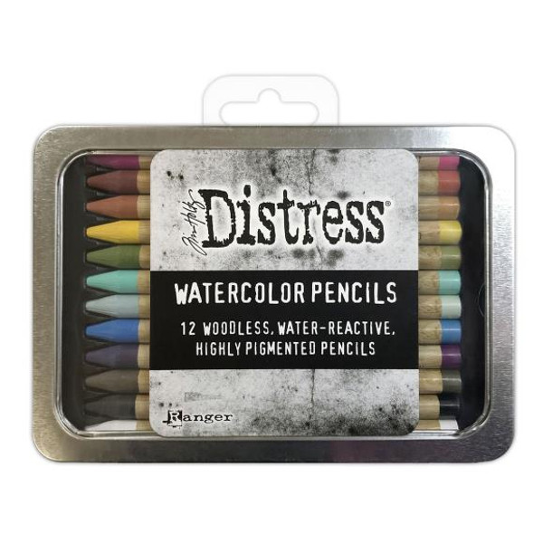 Ranger Tim Holtz Distress Watercolor Pencil 12/Pkg - Set 1 - TDH76308