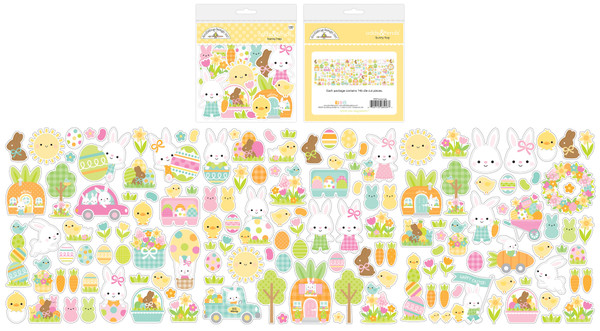 Doodlebug - Odds & Ends Die-Cuts - Bunny Hop - DB8453