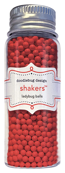 Doodlebug Shakers - Ladybug Balls - DBSHAKRS 8406