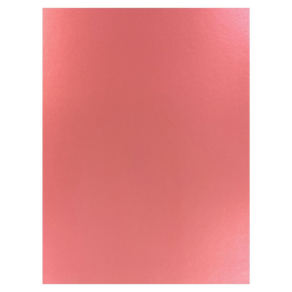 Craft Perfect High Gloss Mirror Cardstock 8.5"X11" 5/Pkg - Italian Rose - MIRRORG 8734E