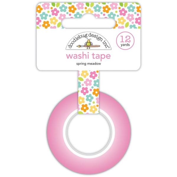 Doodlebug Washi Tape - Spring Meadow - Bunny Hop - DB8000