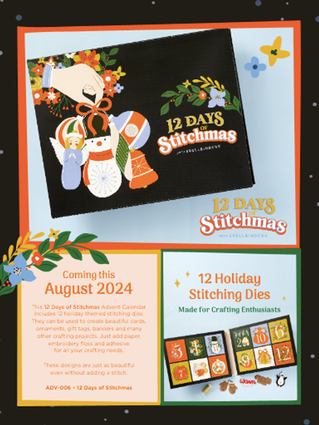 Spellbinders 2024 12 Days of Stitchmas