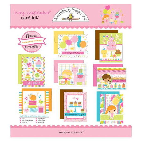 Doodlebug - Card Kit - Hey Cupcake - 5A0021TP 1G4RZ