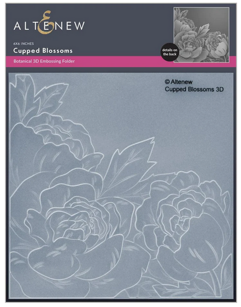 Altenew - 3D Embossing Folder - Cupped Blossoms - (ALT6650)