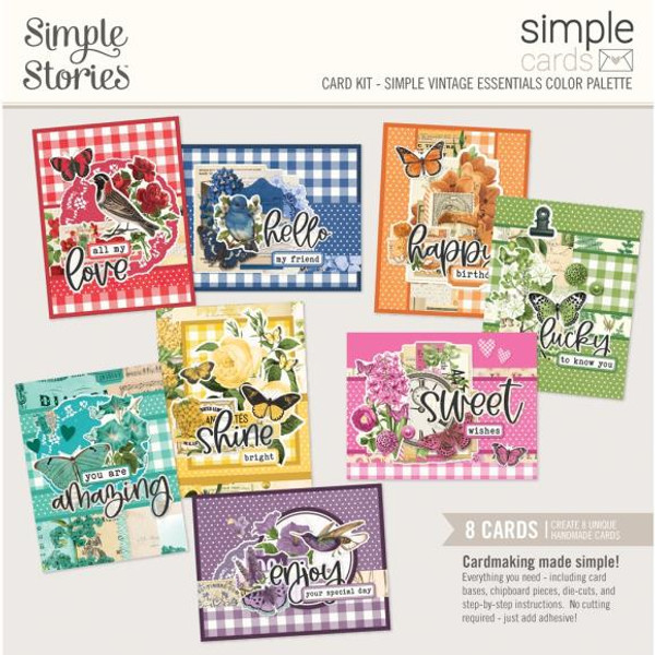 Simple Stories - Simple Cards Card Kit - SV Essentials Color Palette - VCP22247