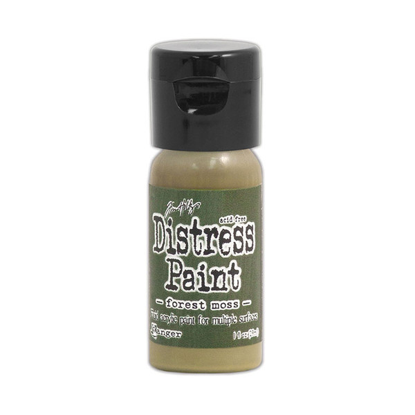 Tim Holtz / Ranger - Distress Paint W/Flip Top - Forest Moss - TDF53064