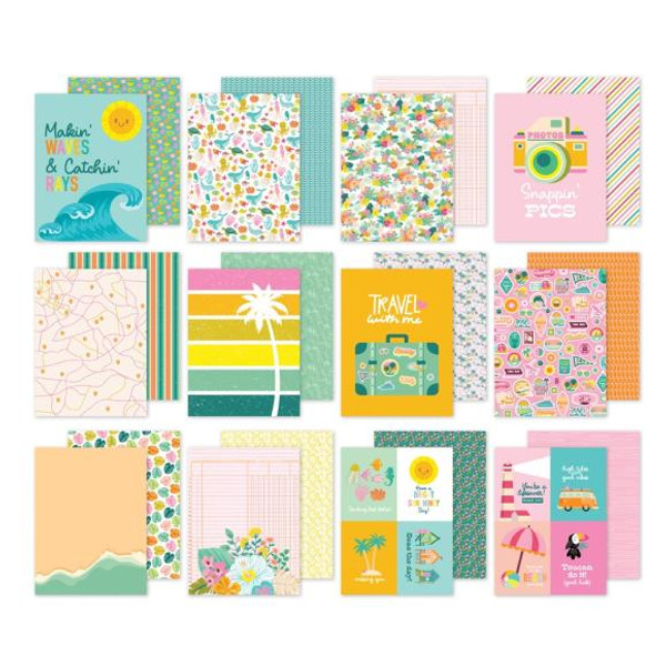 Simple Stories - Double-Sided Paper Pad 6"X8" 24/Pkg - Just Beachy - JBY22315