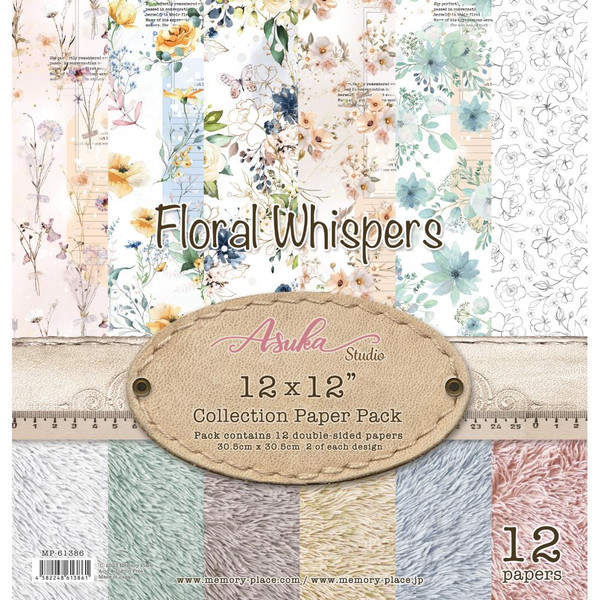 Asuka Studio - Collection Pack 12"X12" - Floral Whispers (MP-61386)