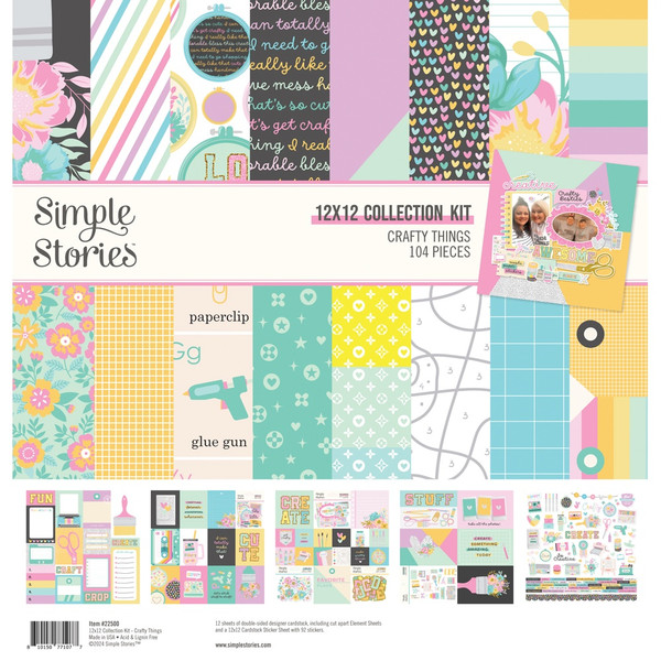 Simple Stories - Collection Kit 12"X12" - Crafty Things