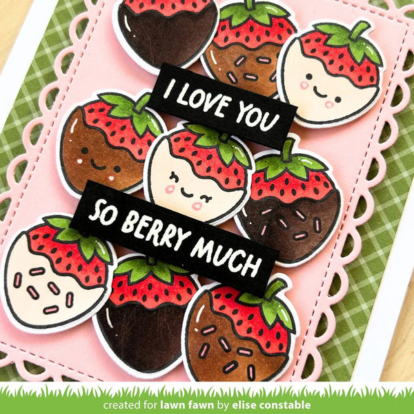 Lawn Fawn -  Lawn Cuts - Sweet Strawberry - LF3603