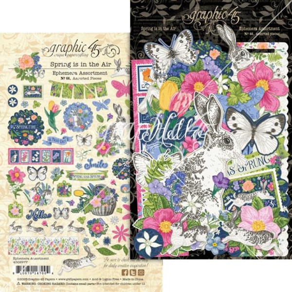 Graphic 45 - Ephemera Set - Spring Is In The Air - 4502977
