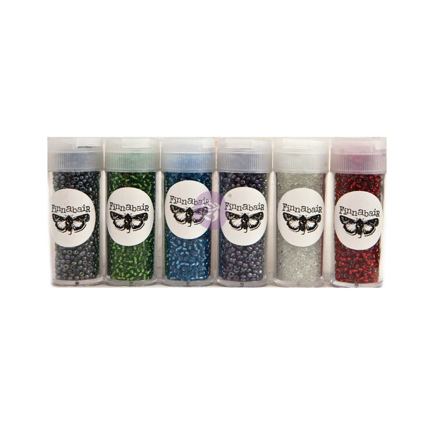 Prima - Art Ingredients - Glass Beads Set - set of 6