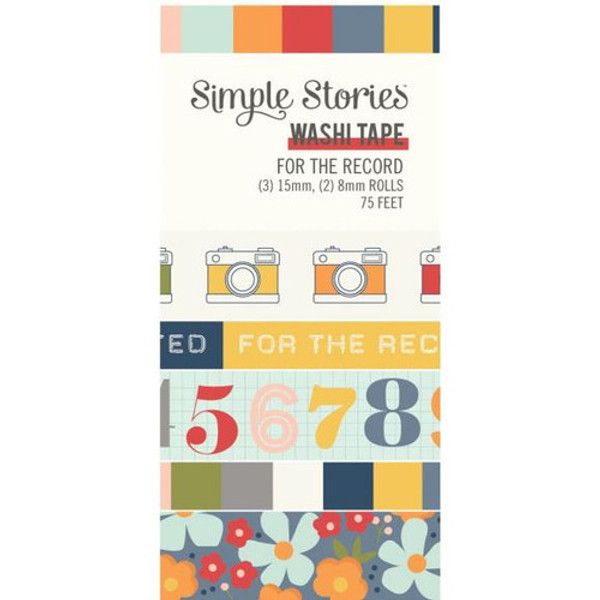 Simple Stories - Washi Tape - For The Record - 23530
