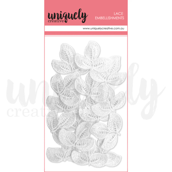 Uniquely Creative - Rose Lace Leaves - UCE2054