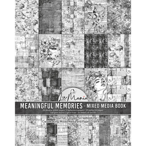 Ciao Bella - Lu Mania - Mixed Media Book - Meaning Memories A4 Maxi - CBMA005