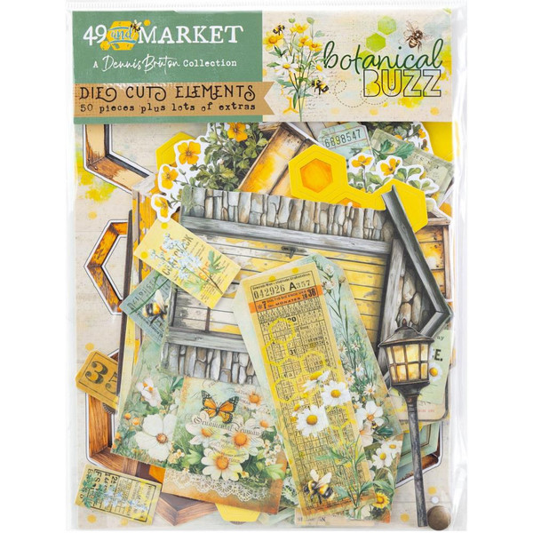 49 and Market - Die Cut Ephemera - Botanical Buzz - DBB-32406