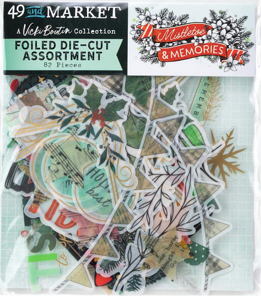 49 and Market - Foiled Die Cuts - Mistletoe & Memories - VBM-32710