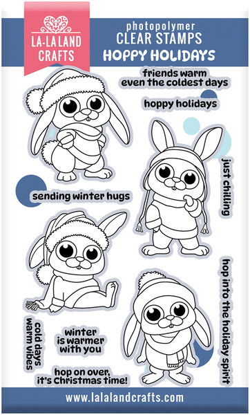 La La Land - Hoppy Holiday Stamp Set - CL197 La La Land - Hoppy Holiday Stamp Set - CL197