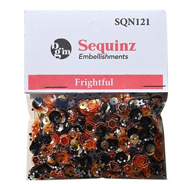 Buttons Galore : Sequins Embellishment Pack - Frightful - SQN121 Buttons Galore : Sequins Embellishment Pack - Frightful - SQN121