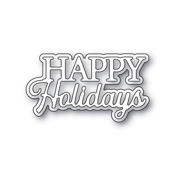 AIR Exclusive - Memory Box Dies - Everyday Sentiments - Happy Holidays - A117 AIR Exclusive - Memory Box Dies - Everyday Sentiments - Happy Holidays - A117