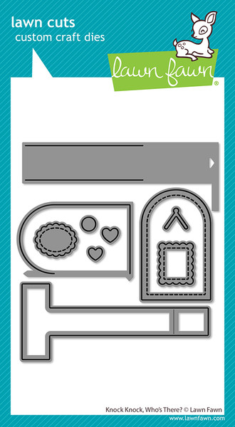 Lawn Fawn -  Custom Craft Dies - Knock Knock, Who's There? - LF3863 Lawn Fawn -  Custom Craft Dies - Knock Knock, Who's There? - LF3863