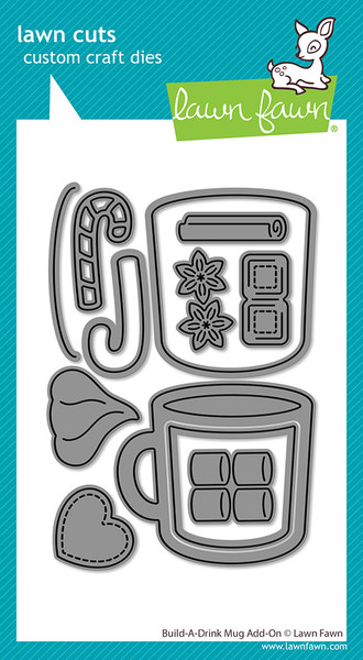 Lawn Fawn - Custom Craft Dies - Build-a-Drink Mug add-on - LF3868