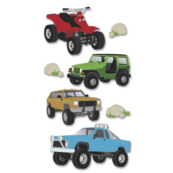Jolee's Le Grande Dimensional Stickers - Off Roading