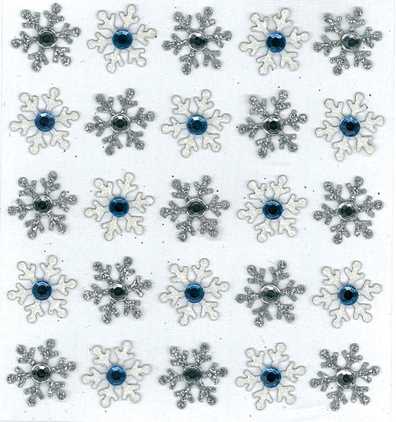 Jolee's Cabochon Dimensional Repeat Stickers - Snowflake