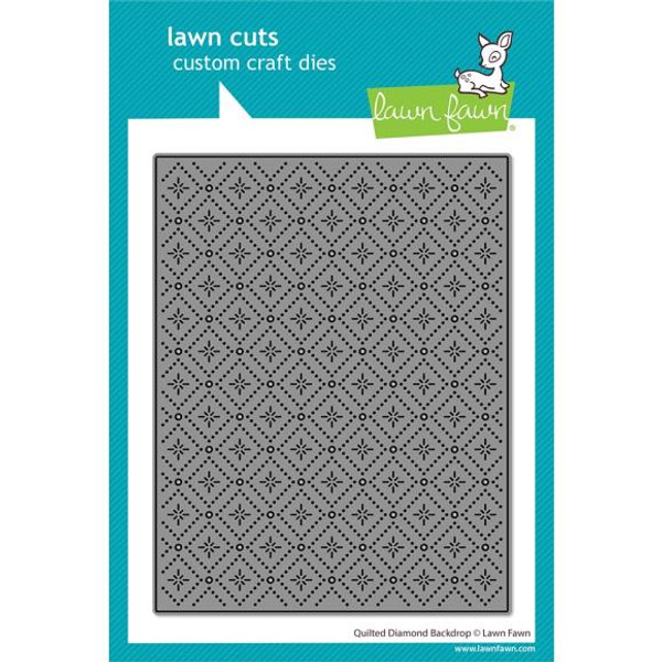 Lawn Fawn - Lawn Cuts -  Quilted Diamond Backdrop - LF3920