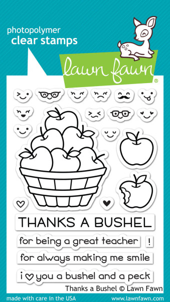 Lawn Fawn - Stamp & Die Bundle - Thanks a Bushel - LF1208/1209