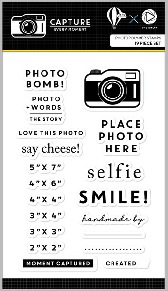 Photoplay - Stamp Set 4x6 - Capture Every Moment - AIR5123