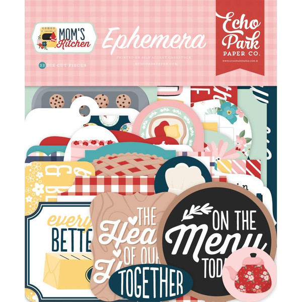 Echo Park - Cardstock Ephemera - Mom's Kitchen - MK470024