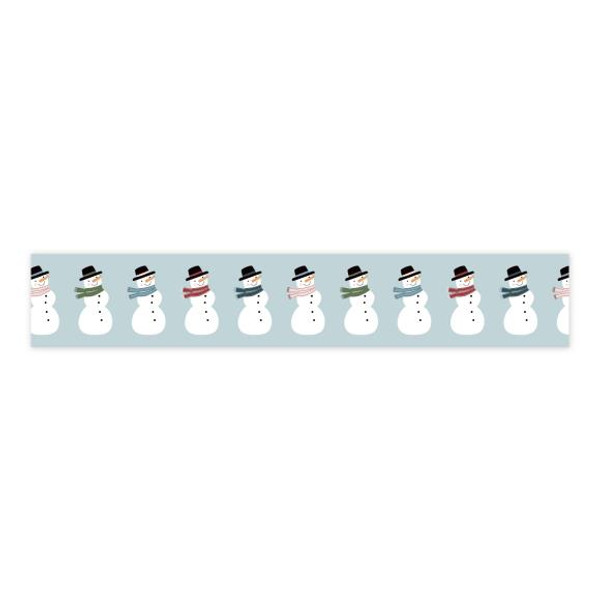 Echo Park - Washi Tape - Winter Fun - Let's Make A Snowman - WF468027