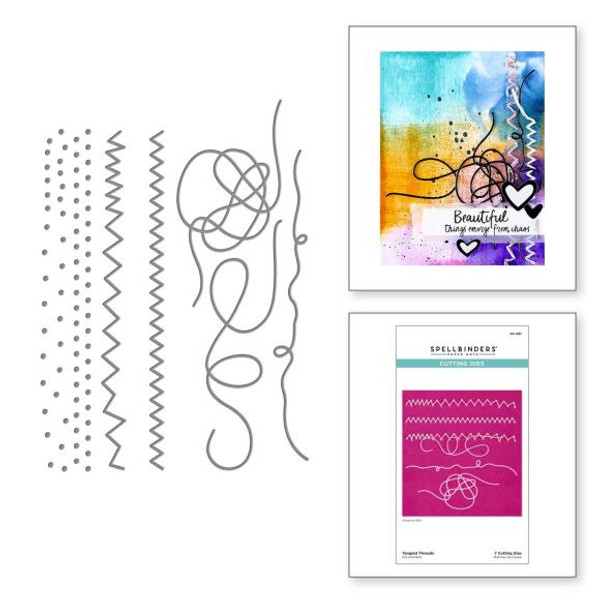 Spellbinders 3D Embossing Folder - Beautifully Imperfect, Crackle Paint - E3D-156
