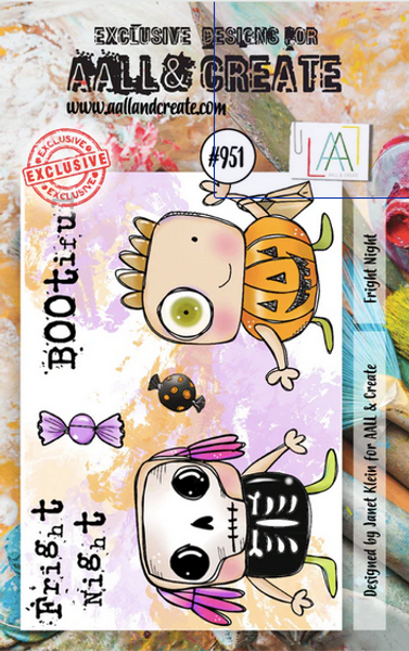 AALL & Create - A7 Photopolymer Clear Stamp Set - Fright Night - TP-951 AALL & Create - A7 Photopolymer Clear Stamp Set - Fright Night - TP-951