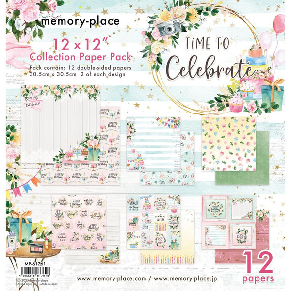 Memory Place - Collection Pack 12x12 - Time To Celebrate - MP-61761 Memory Place - Collection Pack 12x12 - Time To Celebrate - MP-61761