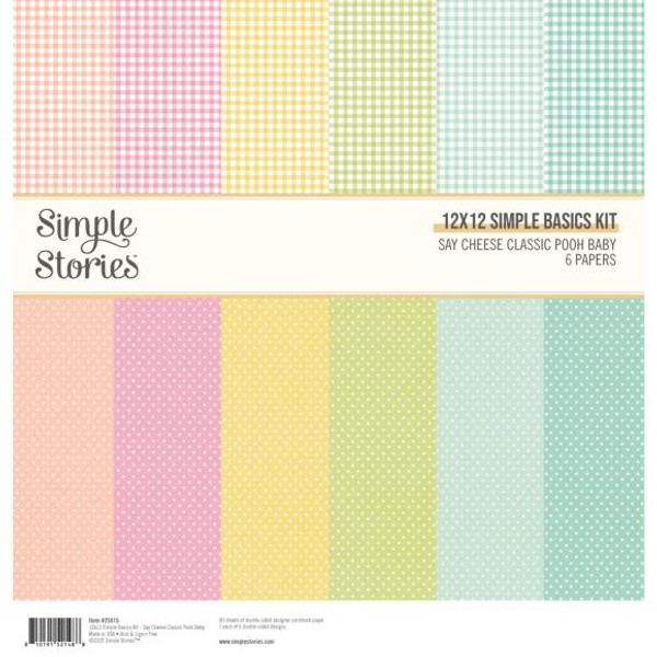 Simple Stories Simple Basics Kit 12"x12" - Classic Pooh Baby -  25815