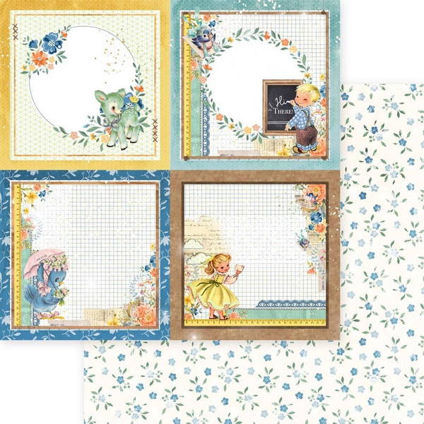 Memory Place - Double-Sided Cardstock 12"X12" - My Deer Friend II - Hi There - MP-61794