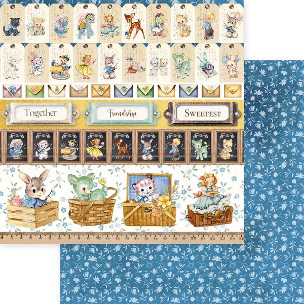 Memory Place - Double-Sided Cardstock 12"X12" - My Deer Friend II - Friendship - MP-61795